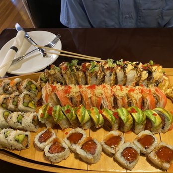 Tokyo Thai Sushi Japanese Restaurant - Spicy tuna roll, avocado salmon roll, shrimp tempura roll Forgot the other three names - Japanese Near Me - Naples, Florida Tokyo Thai Sushi Japanese Restaurant - Spicy tuna roll, avocado salmon roll, shrimp tempura roll Forgot the other three names - Japanese Near Me - Naples, Florida