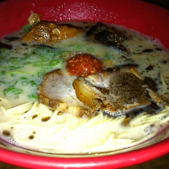 IPPUDO NY - Akamaru modern with hot paste and pork belly - Ramen Near Me - New York, New York IPPUDO NY - Akamaru modern with hot paste and pork belly - Ramen Near Me - New York, New York