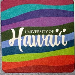 Big Media Printing - University of Hawaii coaster side 1