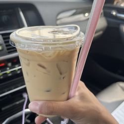 Cream And Coffee - Nutcracker iced coffee (hazelnut, buttered pecan, and cinnamon). Delicious!