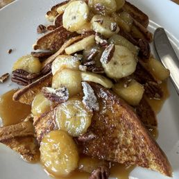 3 Piece Brioche Banana Foster French Toast