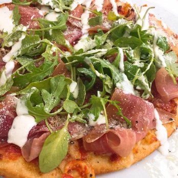 Baretto Caffe - Prosciutto Arugula Parmigiana Pizza...mmm...delicious! - Cafes Near Me - Toronto, Ontario