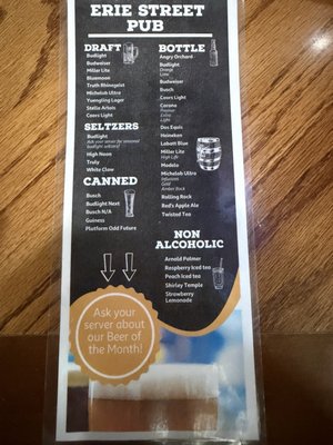 Menu photo 2 Erie Street Pub Massillon, OH Menu photo 2 Erie Street Pub Massillon, OH