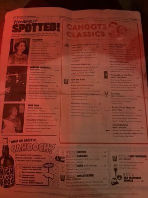 Menu photo 1 Cahoots Bar Soho, XGL