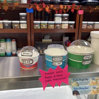 Miso's Ice Cream - Cup sizes - Ice Cream & Frozen Yogurt Near Me - High Point, North Carolina
