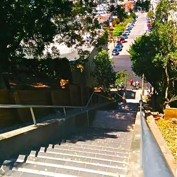 Hidden Garden Steps - Public Art Near Me - San Francisco, California Hidden Garden Steps - Public Art Near Me - San Francisco, California