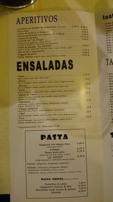 Menu photo 3 Pizzería Al Gusto Tapas Seville, SE