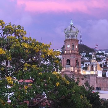 Bistro Teresa - View out the window, looks even prettier when lit up - Bistros Near Me - Puerto Vallarta, JAL Bistro Teresa - View out the window, looks even prettier when lit up - Bistros Near Me - Puerto Vallarta, JAL