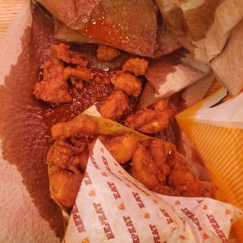 Big Chicken - Poured the chicken unto a napkin, full of grease. What's normal about this? The workers said it was normal. - Chicken Shop Near Me - Las Vegas, Nevada