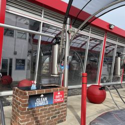 Waves Express Car Wash - Towel station and car wash