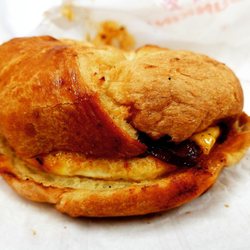 Dunkin' - I tried the Sweet BBQ Bacon Breakfast Sandwich this morning, not bad, and it's sweet & savory! #GootEats