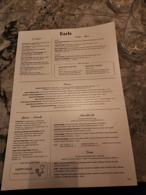 Menu photo 1 Earls Kitchen + Bar Orlando, FL