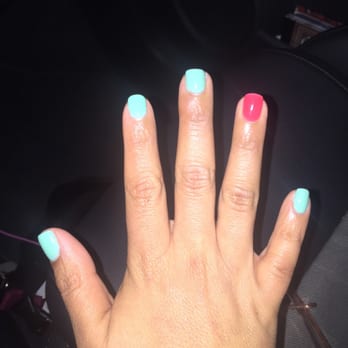 Solar Nails - Very nice, neat, and an overall great job! - Nail Salons Near Me - Manor, Texas