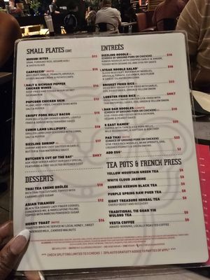 Menu photo 6 8 East Las Vegas, NV