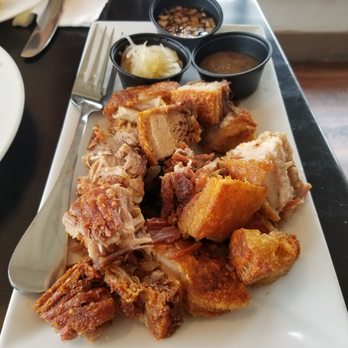 La Parilla De Manila - Lechon Kawali $10.99 (single serving) Perfectly crisp! The fatty pieces with the dipping sauce made me melt after eating it! - Filipino Near Me - Colonia, New Jersey La Parilla De Manila - Lechon Kawali $10.99 (single serving) Perfectly crisp! The fatty pieces with the dipping sauce made me melt after eating it! - Filipino Near Me - Colonia, New Jersey