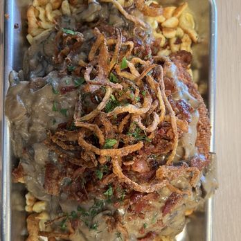 Prost Brewing - Jaegerschnitzel $17.95 - Breweries Near Me - Northglenn, Colorado Prost Brewing - Jaegerschnitzel $17.95 - Breweries Near Me - Northglenn, Colorado