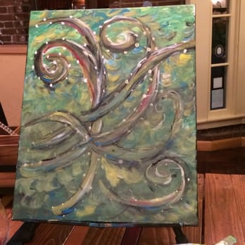 Crafted Palette - This was my daughters end piece. Mao nit an experienced painter - Coffee & Tea Near Me - Reno, Nevada