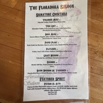 Floradora Saloon - New American Near Me - Telluride, Colorado Floradora Saloon - New American Near Me - Telluride, Colorado