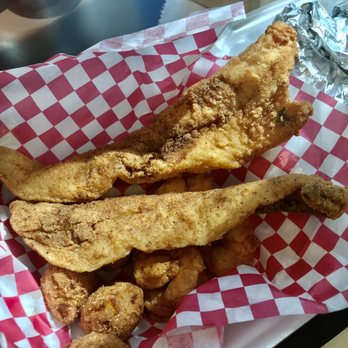 FatBoys Kitchen - Fried fish, shrimp and hushpuppies - so good! - Food Trucks Near Me - Raleigh, North Carolina