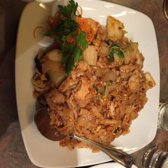 Nicky's Thai Kitchen - Spicy noodles with pork (level 10 spicy) - Thai Near Me - Pittsburgh, Pennsylvania Nicky's Thai Kitchen - Spicy noodles with pork (level 10 spicy) - Thai Near Me - Pittsburgh, Pennsylvania
