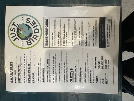 Menu photo 3 Just Birdies Norfolk, VA
