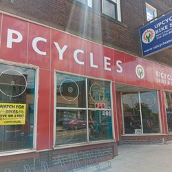 Upcycles Bike Shop - Visit our front door located at 10001 Lorain Avenue, Cleveland OH 44111