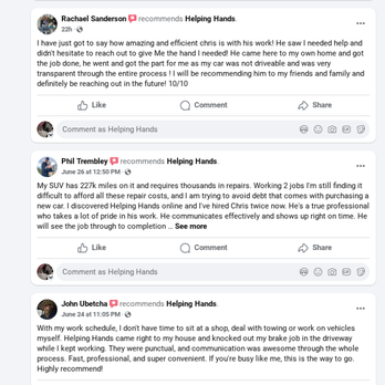 Helping Hands - Auto Repair Near Me - Enfield, New Hampshire