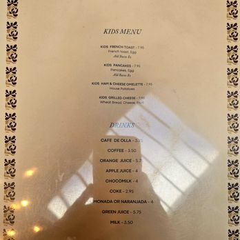 Coleta Brunch - Menu - Mexican Near Me - National City, California
