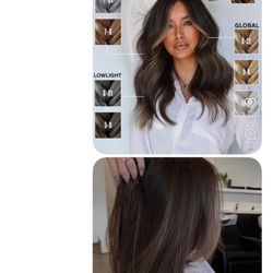 Stained Hair Salon - Inspiration color tone and placement