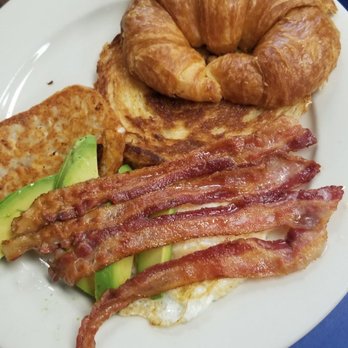 Moxie Breakfast - Egg bacon hashbrowns avocado and croissant - New American Near Me - East Haven, Connecticut Moxie Breakfast - Egg bacon hashbrowns avocado and croissant - New American Near Me - East Haven, Connecticut