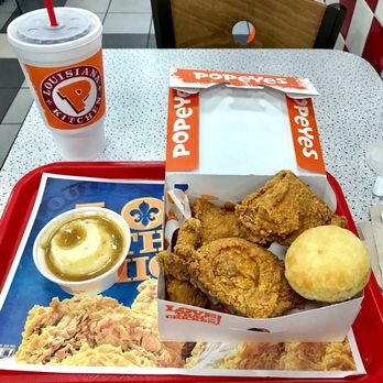 Popeyes Louisiana Kitchen - Spicy Fried Chicken with Cajun Mashed Potatoes - Fast Food Near Me - Seffner, Florida Popeyes Louisiana Kitchen - Spicy Fried Chicken with Cajun Mashed Potatoes - Fast Food Near Me - Seffner, Florida