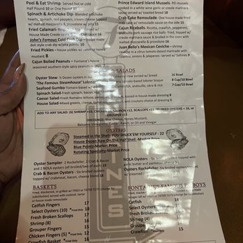 Fontaine's Oyster House - Menu - Seafood Near Me - Atlanta, Georgia Fontaine's Oyster House - Menu - Seafood Near Me - Atlanta, Georgia