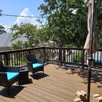 BRC Renovations - Beautiful stained deck - Handyman Near Me - Gulfport, Mississippi