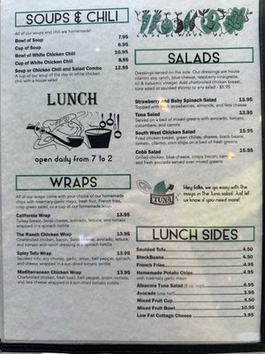 Menu photo 8 Blackbird Café Long Beach, CA