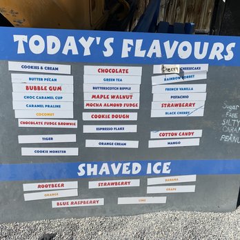 Old School Bus Ice Cream - Menu (8/12/2022) - Ice Cream & Frozen Yogurt Near Me - Canmore, Alberta Old School Bus Ice Cream - Menu (8/12/2022) - Ice Cream & Frozen Yogurt Near Me - Canmore, Alberta