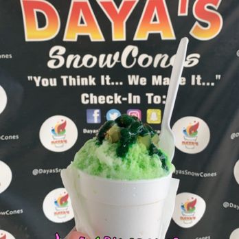 Daya's Snow Cones - Lemon lime with fresh watermelon/pickles  definitely something serious! - Shaved Ice Near Me - Luling, Texas