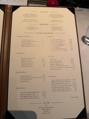 Menu photo 4 BrickTop's Naples, FL