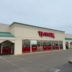 TJ Maxx - Strip mall storefront.
