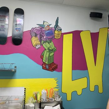 Scoop LV - I could stay here all day just to appreciate the art - Bubble Tea Near Me - Las Vegas, Nevada