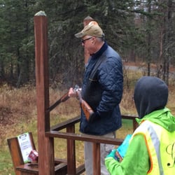 Grouse Ridge Shooting Grounds - Shooting station complete Trappers!