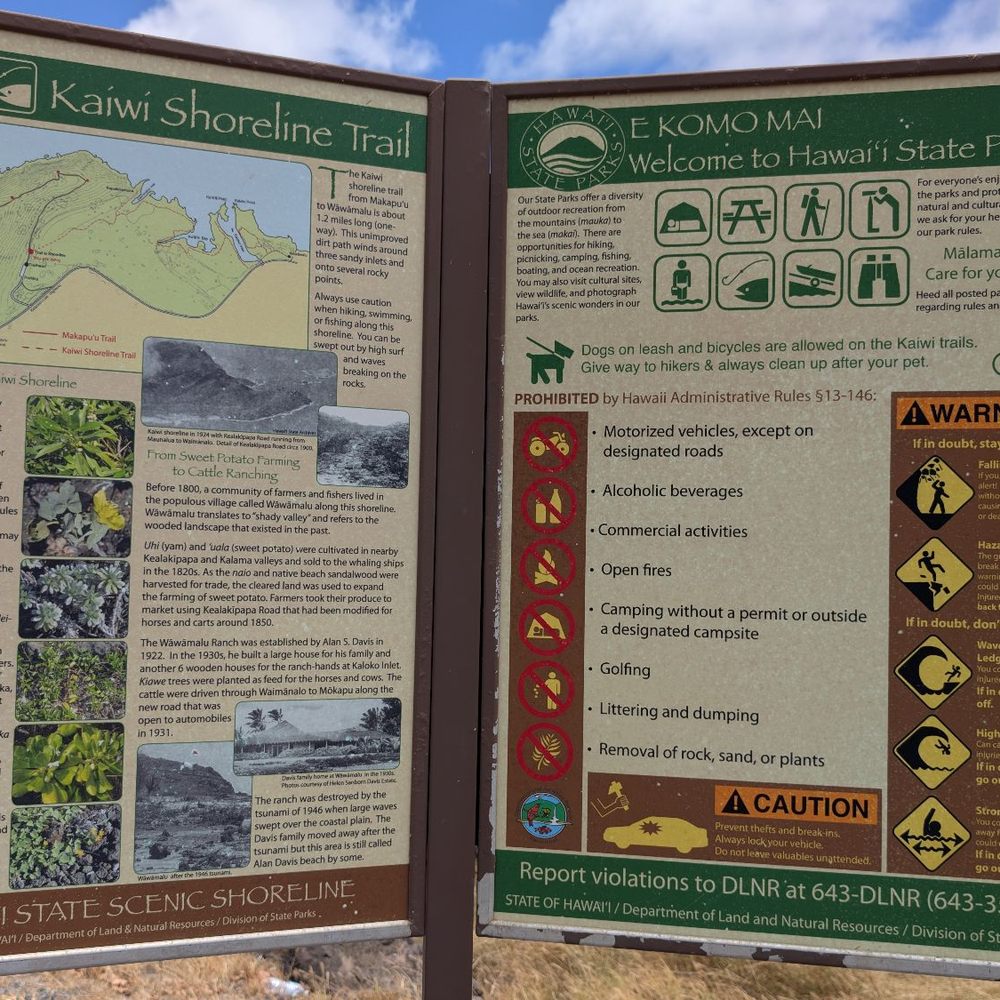 Kaiwi Shoreline Trail - Hiking Near Me Kaiwi Shoreline Trail - Hiking Near Me