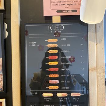 ICED t-house - Corn dog menu - Bubble Tea Near Me - Highland, California ICED t-house - Corn dog menu - Bubble Tea Near Me - Highland, California