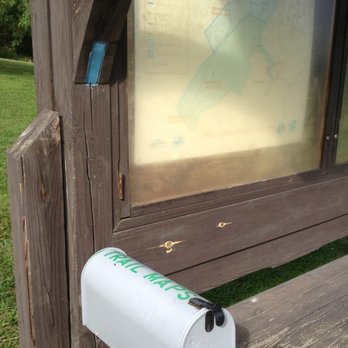 Read Mountain Preserve - The letterbox with hard copy maps of the park/trails. The map at kiosk is hard to see, unfortunately - Hiking Near Me - Roanoke, Virginia