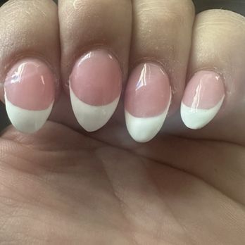 Lena Gel Nails and Spa - Pointy crooked middle finger. - Nail Salons Near Me - Yucca Valley, California