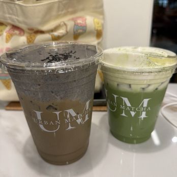 Urban Matcha - Sesame salted cream with Hojicha and matcha with salted cheese foam - Desserts Near Me - Castro Valley, California Urban Matcha - Sesame salted cream with Hojicha and matcha with salted cheese foam - Desserts Near Me - Castro Valley, California