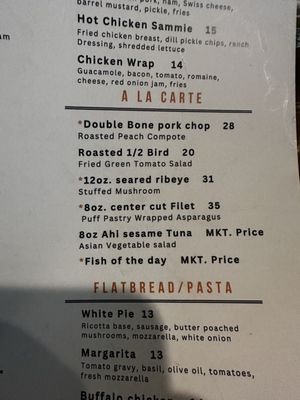 Menu photo 2 Barrel House Restaurant and Bar Mt. Juliet, TN