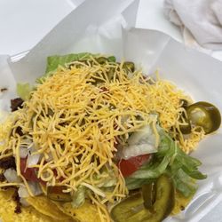 Hooks Pizza On the Hill - Taco salad