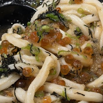 Marugame Monzo - Ikura Cold Udon - Japanese Near Me - Los Angeles, California Marugame Monzo - Ikura Cold Udon - Japanese Near Me - Los Angeles, California