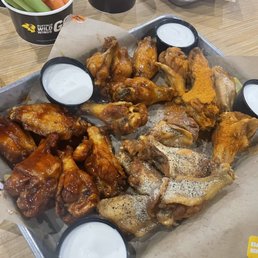 20 Piece Wings - tough not crispy