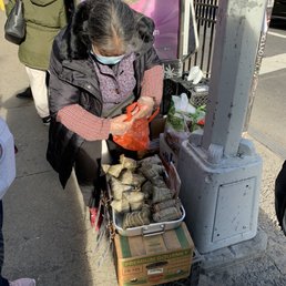 The famous Zongzi Lady The famous Zongzi Lady